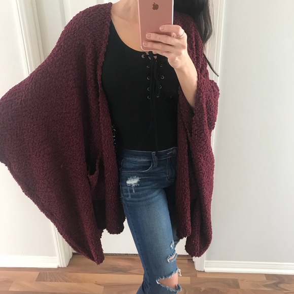 🆕Cuddles Merlot POP-Cardi - Picture 4 of 6